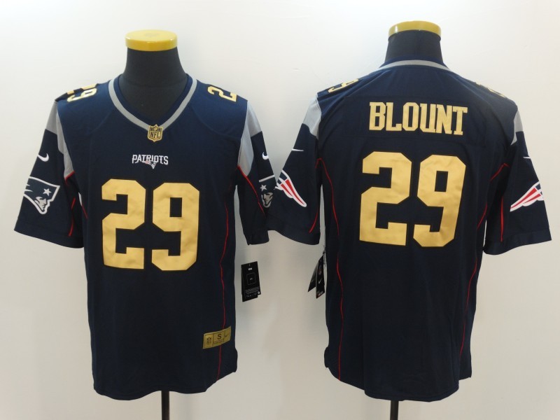 Men's New England Patriots LeGarrette Blount #29 Navy Jersey